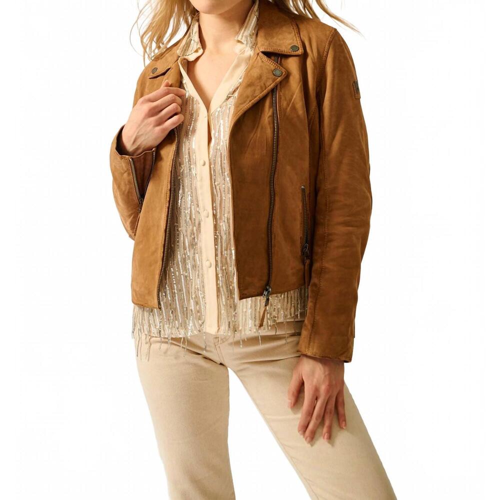 NEW MAURITIUS misty jacket in cognac